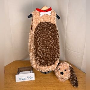 Brown and Cream Dog Costume